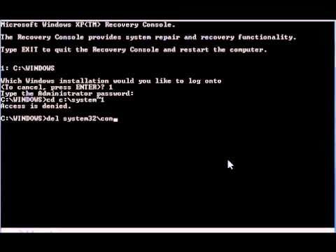 comment reparer windows xp sp3