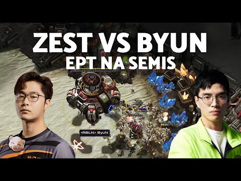 ZEST: the master of making you look at the wrong part of the map | vs BYUN EPT NA #108 Semis Bo5 TvP