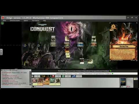 40k Conquest on OCTGN - Nazdreg vs Gorzod