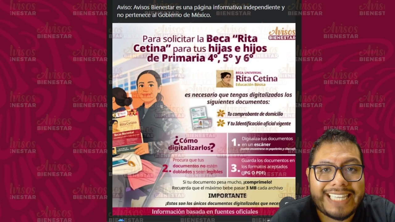 ¡ASÍ TIENES QUE DIGITALIZAR! tus documentos para el registro a la beca rita cetina 2026