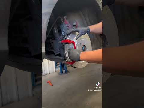 AMG C63 Rear Brake Job