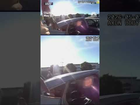 Police officer rescues toddler from hot car on 92 degree day.
