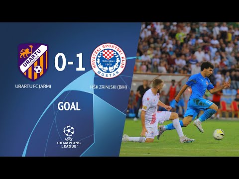 UCL. Urartu FC - HŠK Zrinjski 0-1. Goal