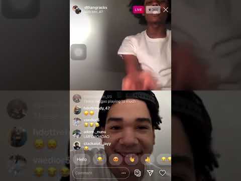 Dthang and Tdott on live with Lotti 47 talking about leaked live video