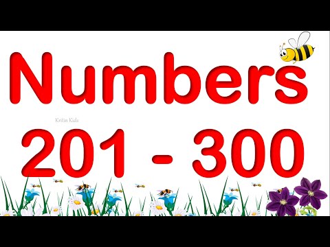 Counting Numbers 201 - 300 | Learn to read numbers from 201 to 300 | Forward Counting from 201 - 300