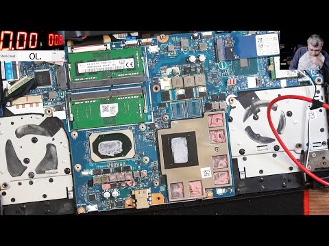 Shorted high side mosfet = always a dead CPU or GPU Acer Nitro 5 AN515-55 not coming on or charging