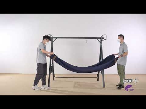 Purple Leaf Patio Swing