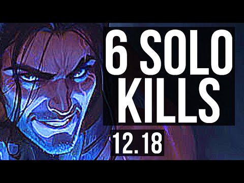 SYLAS vs NUNU & WILLUMP (MID) | 10/1/5, 67% winrate, 6 solo kills, Legendary | KR Master | 12.18
