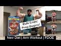 Contest Prep Begins! Full Day of Eating | Arm Workout | Progress Pics