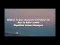 Shila Amzah - Patah Seribu lyrics