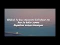 Shila Amzah Patah Seribu Lyrics