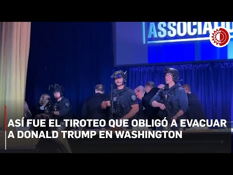 Así fue el tiroteo que obligó a evacuar a Donald Trump en Washington