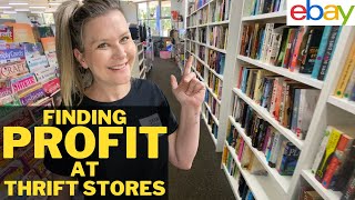 SHOPPING AT THRIFT STORES FOR BOOKS TO SELL ON EBAY! 🤑