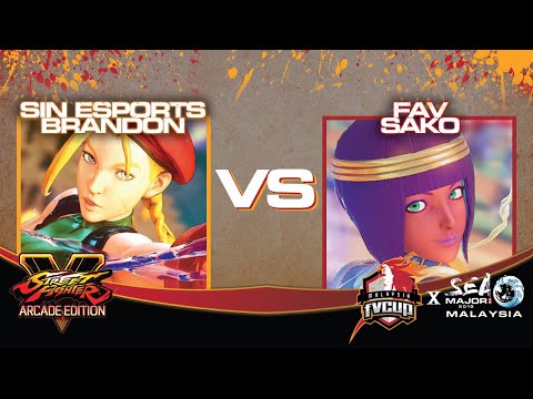 #FVXSEAM2019 #SFV FAV SAKO vs SIN ESPORTS BRANDON LOSERS TOP 12