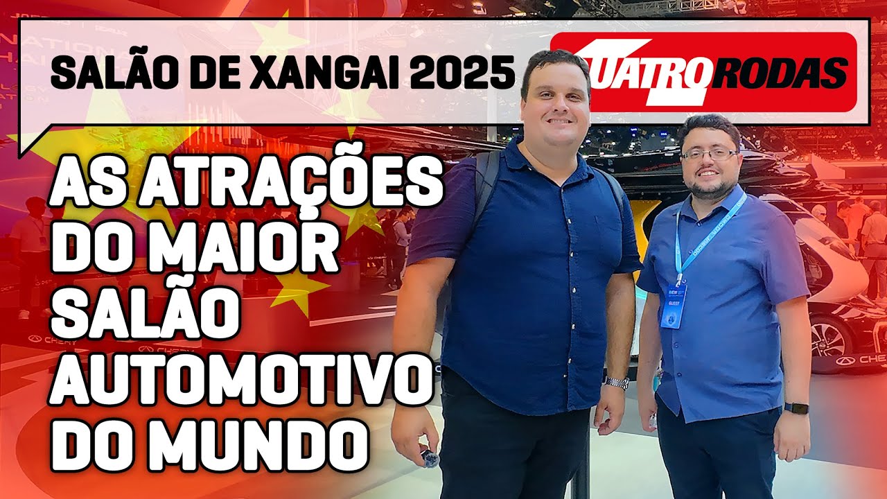 Salão de Xangai 2025: os destaques do maior SALÃO AUTOMOTIVO DO MUNDO