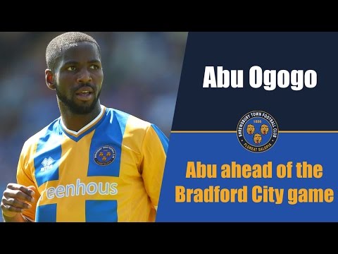 Abu Ogogo ahead of the Bradford City game - Town TV