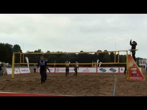 Beach Volleyball EEVZA 2014 Russia Mulenko-Makhno and Dumbauskaite-Povilaityte