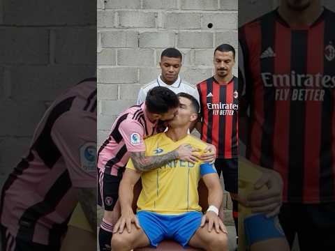 CRİSTİANO RONALDO VS MESSİ  FUNNY VİDEO #cr7 #messi #mbappe #shorts