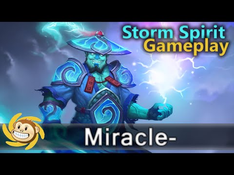 Miracle Storm Spirit Gameplay - (Monkey) Business