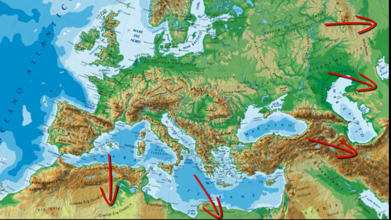 L' Europa fisica - parte 1