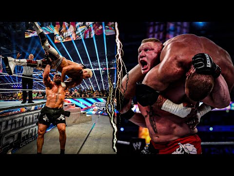 Brutal F5 by Brock Lesnar | WWE Compilation