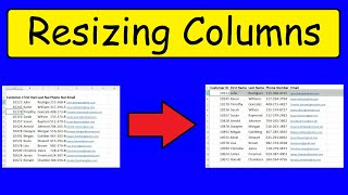 How To Resize Multiple Rows and Columns Using AutoFit In Excel