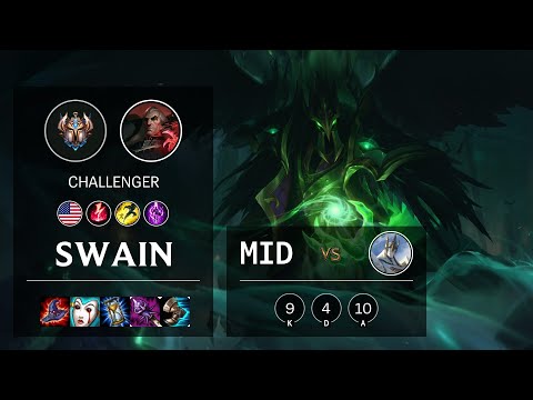 Swain Mid vs Galio - NA Challenger Patch 10.14