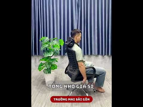 Ghế Xoay Văn Phòng Có Tựa Đầu Dày - GX5