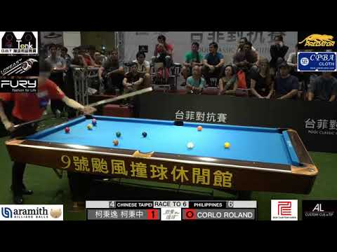 2018 Pool Classic Competition Game 11 Ko Pin Yi, Ko Pin Chung vs Carlo Biado, Roland Garcia