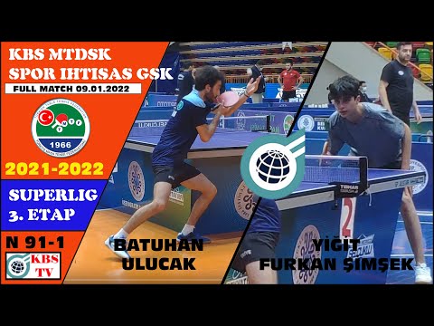 BATUHAN ULUCAK - YĞİT FURKAN ŞİMŞEK  (KBS MTDSK - ÇORUM SPOR İHTİSAS GSK) MAÇ 1