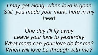 After Forever - One Day I&#39;ll Fly Away Lyrics
