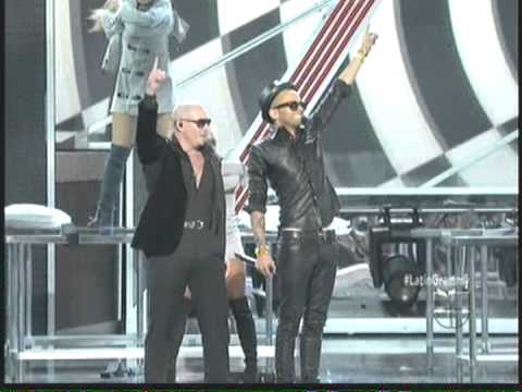 Premios Latin Grammy 2012 - Pitbull,Sak Noel y Sensato