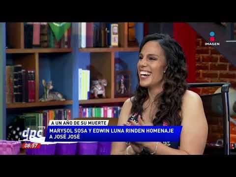 Marysol Sosa y Edwin Luna rinden homenaje a José José con respeto | De Pisa y Corre