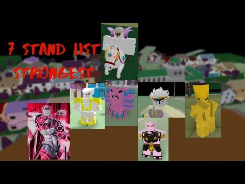 Project Jojo - 7 Strongest Stand For PvP