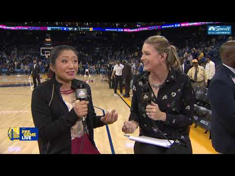 Red Panda Sits Down With Kerith Burke | Warriors Pregame Live