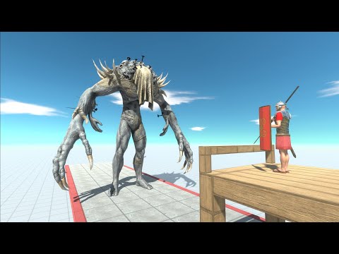 ROMANUS SPEAR ONE HIT KILL GIANT - Animal Revolt Battle Simulator