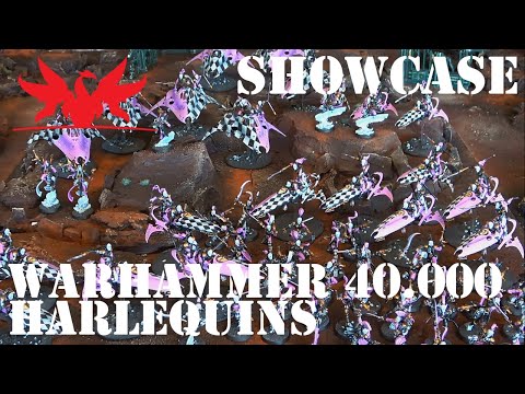 Showcase - Warhammer 40.000 Harlequins - Phantasos Studio
