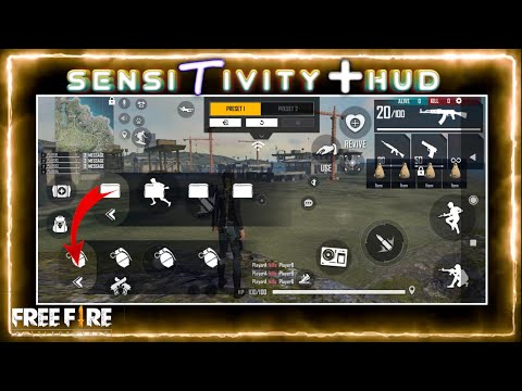 Free Fire Best Custom HUD Settings🔥 || 2 Fingers || Sensitivity + HUD || New Control Setting 2021 ||