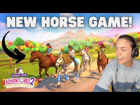 *NEW HORSE GAME* Horse Club Adventures 2: Hazelwood Stories // First look!