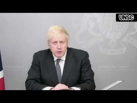 Halo music over Boris Johnson Military investment speech