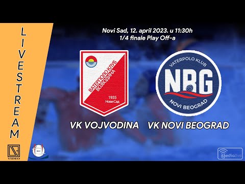 VK VOJVODINA Novi Sad - VK NOVI BEOGRAD Novi Beograd (Full match Livestream) [12.04.2023.]