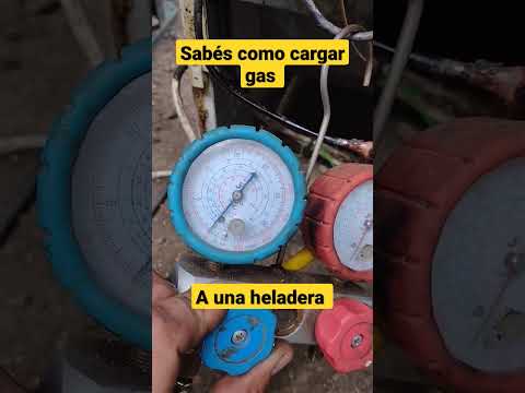 ¿sabés cargar gas a una heladera ?