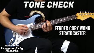 Video thumbnail for TONE CHECK: Fender Cory Wong Stratocaster Demo | No Talking by Cream City Music