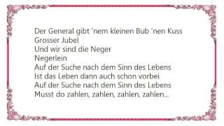 Westernhagen - Neger Lyrics