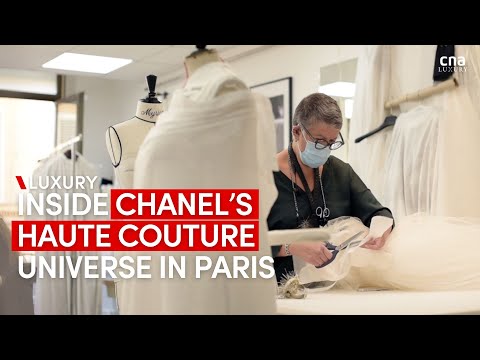 Rare peek into Chanel atelier: What goes into making an haute couture gown?