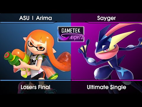 Gametek Night 2023.07 Losers Final - Arima (Inkling) Vs. Sayger (Greninja) SSBU Ultimate Tournament
