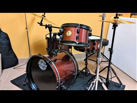 Ludwig Questlove Pocket Drum Kit - Unboxing and Demo