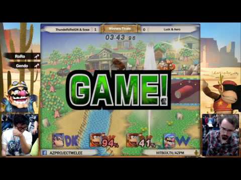 Salty Juans 3 Winners Finals: ThundeRzReiGN (DK) & Sosa (Wario) vs R3|Aero (Diddy) & SS|Luck (Diddy)