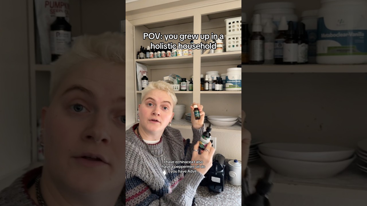 My mom and western medicine do not mix #shorts  #holistichealth #organic #skit #comedy #relatable