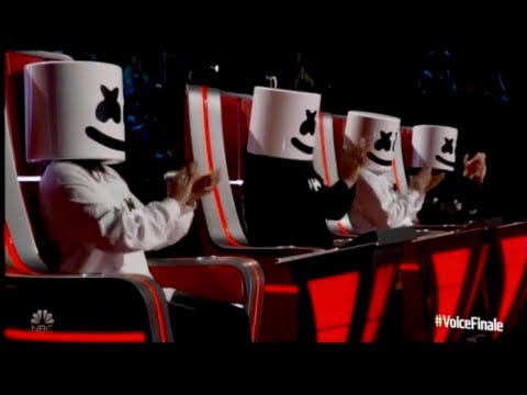 Marshmello & Bastille Perform 'Happier' on The Voice!